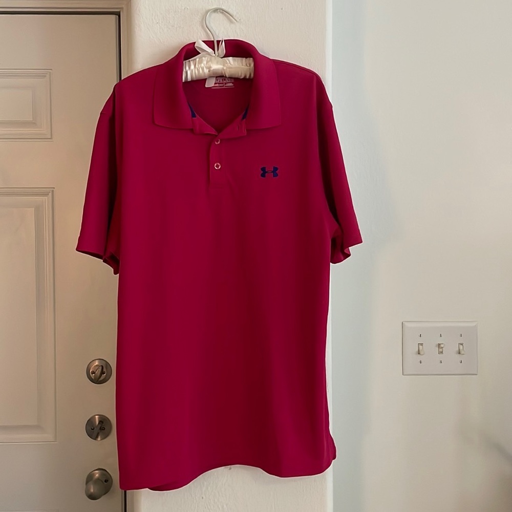 Under Armour Men’s Polo Shirt Heat Gear Size L